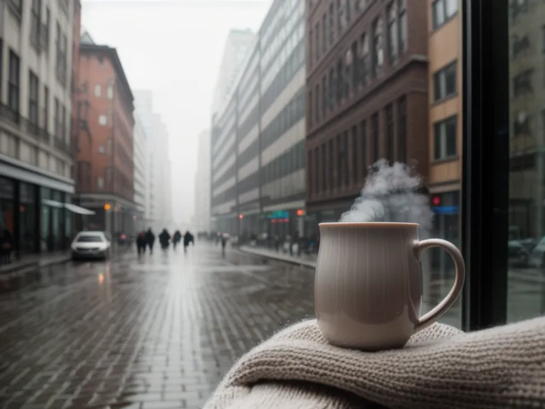 Moment de réflexion calme pendant une pause de formation un après-midi de pluie.
