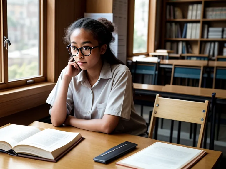 Brochures de formation imprimées avec des notes manuscrites et des lunettes