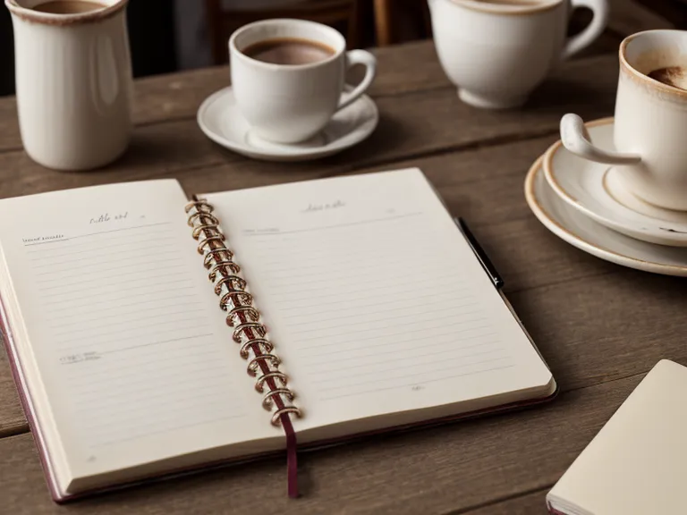 Liste manuscrite des forces de caractère VIA dans un carnet de notes